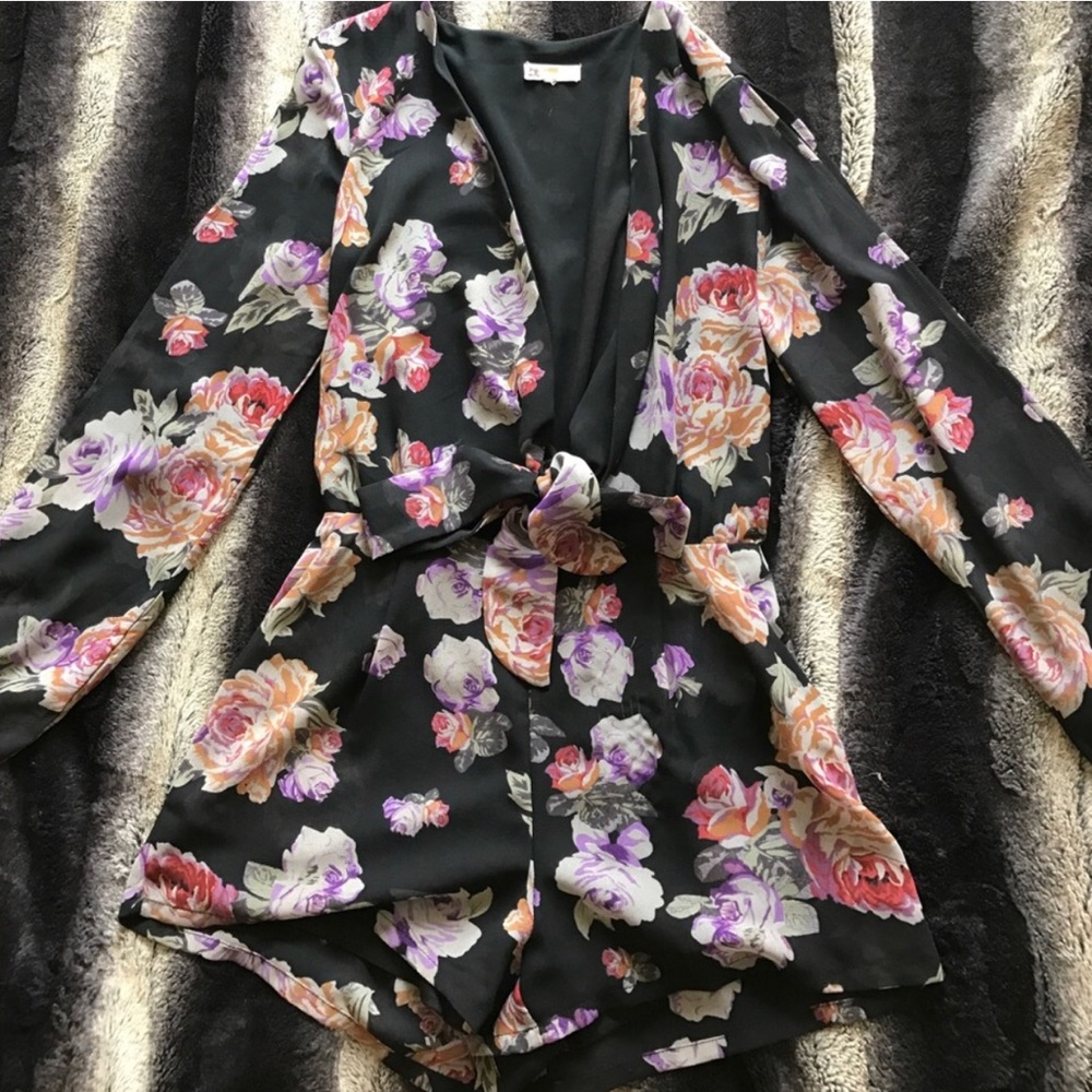 SOLD! Boho Floral Romper